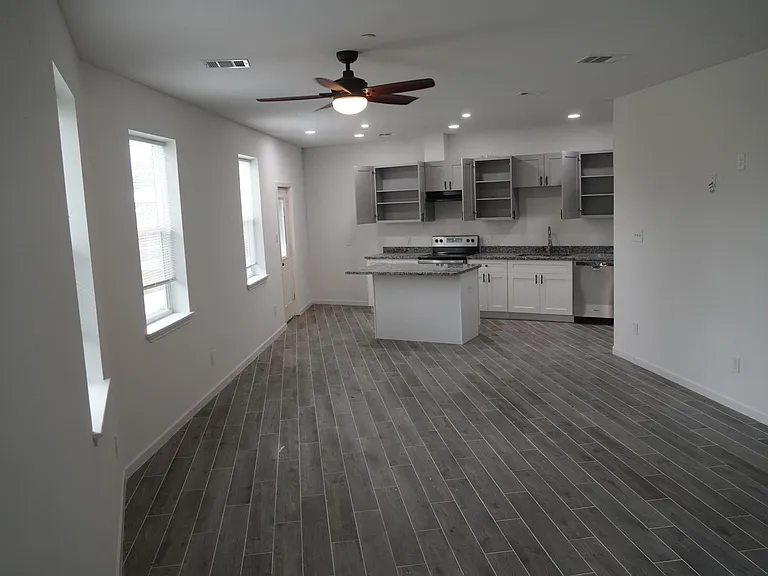 Unt E view toward kitchen