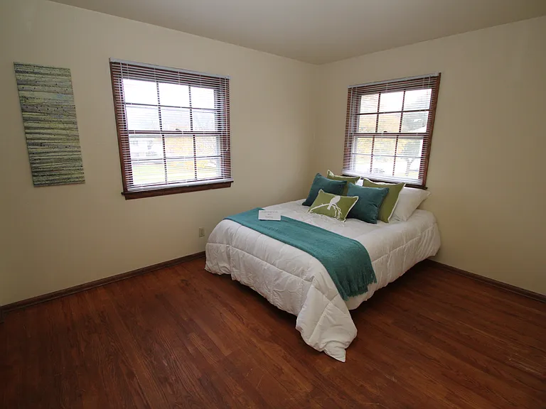 Main Bedroom with Beautiful Hardwood Floors