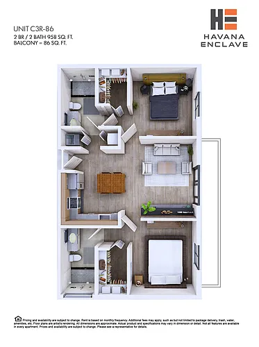Floor plan C3R-86