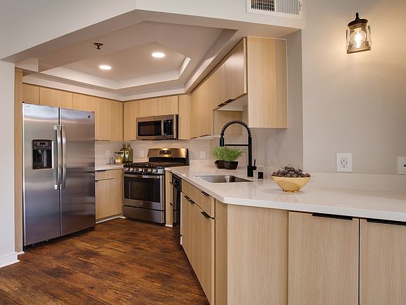 Premier kitchens with premium finishes are available.