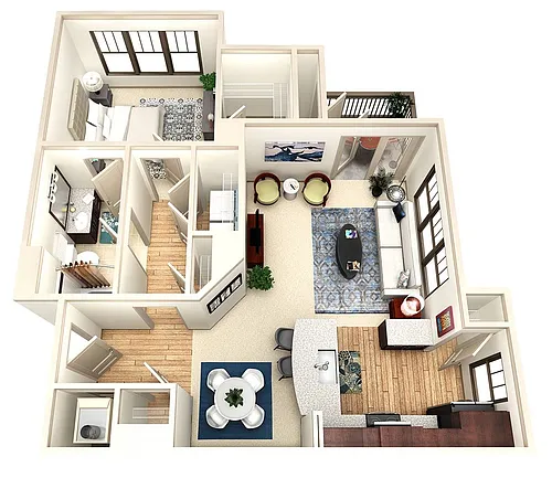 Floor plan A3 - Leland