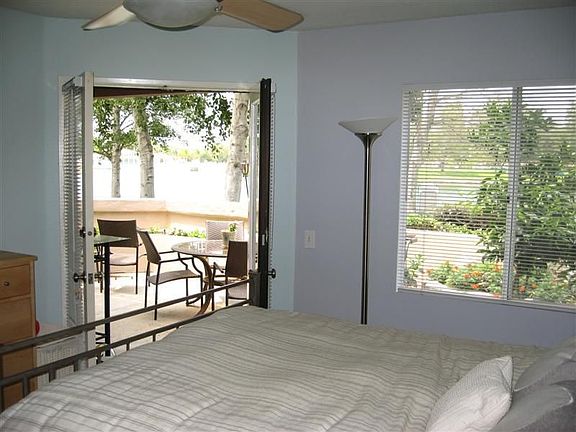 Master Bdrm w/ french doors to patio
