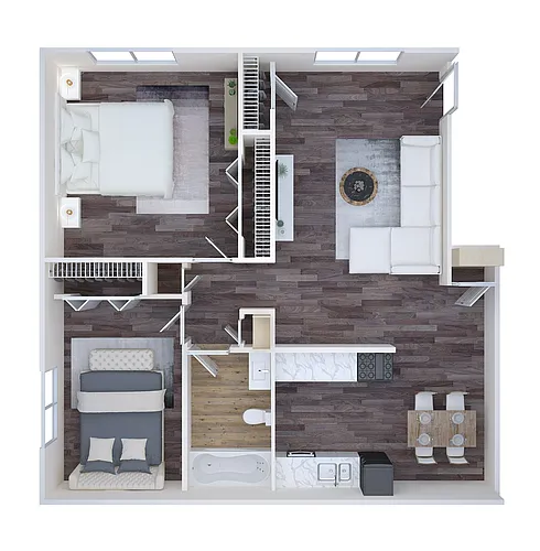 Floor plan B2-R