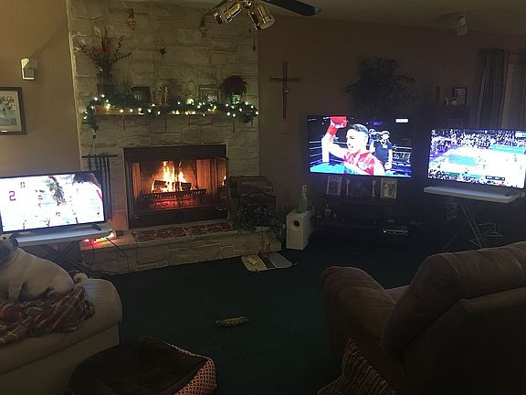 Sport first level fireplace