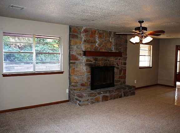 Stone Fireplace 