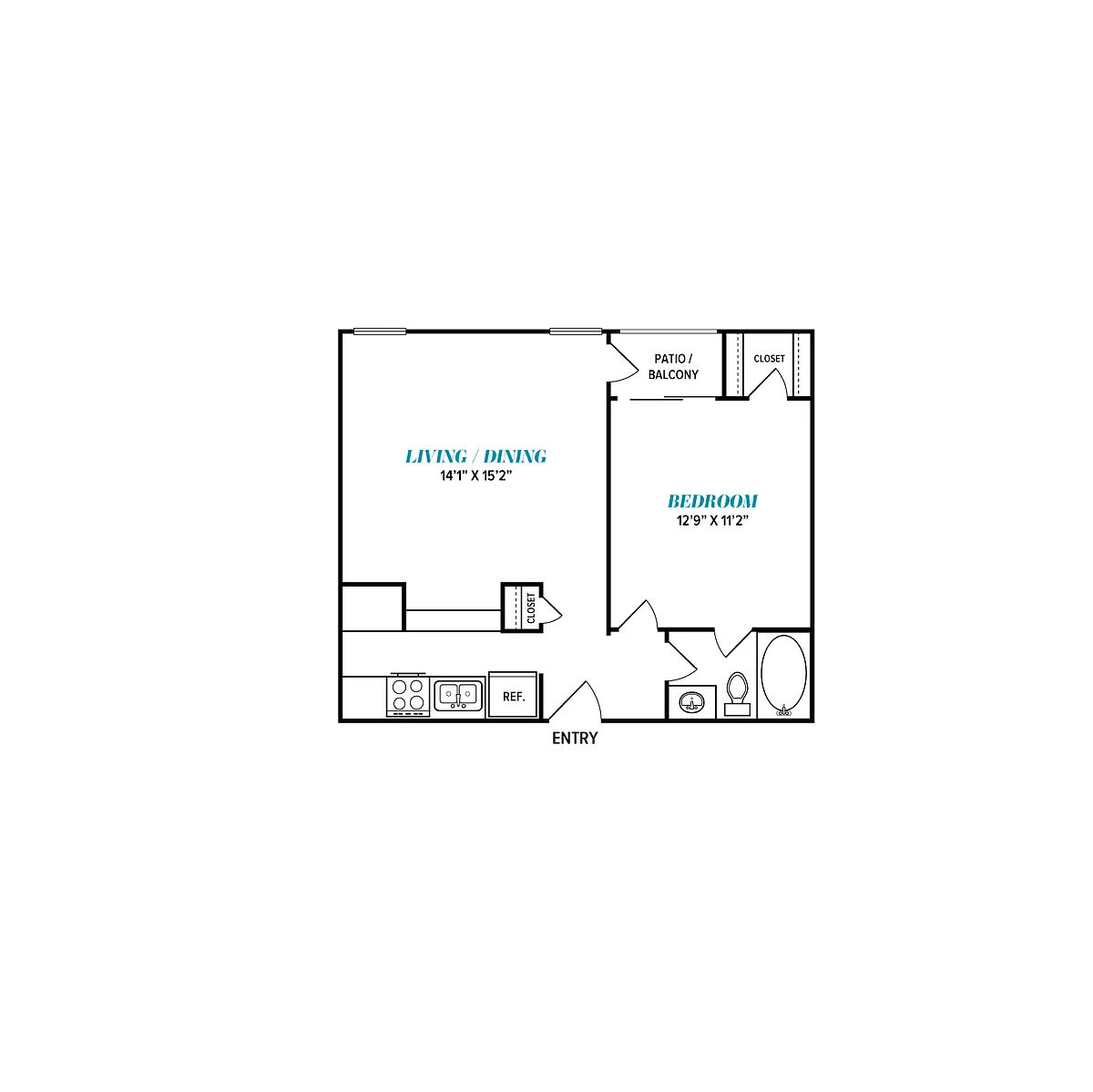Floor plan A4 Renovated