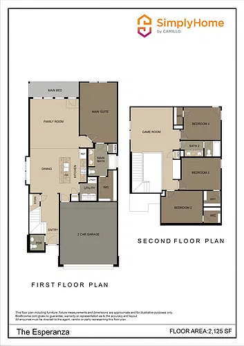 Floor plan 8312 Yaupon Holly Trail
