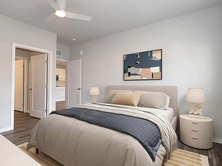 Bedroom with Hard Surface Flooring