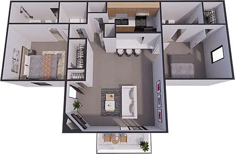 Floor plan 2X2