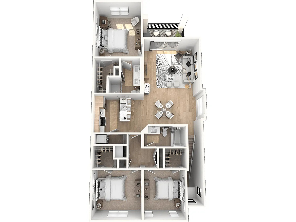 Floor plan The Solano (Attached Garages Available)
