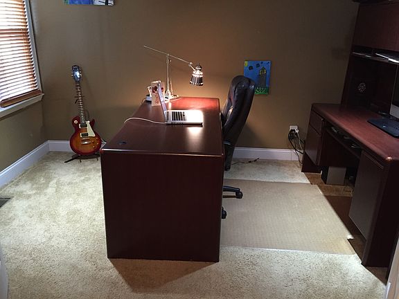 Office off the entry foyer.