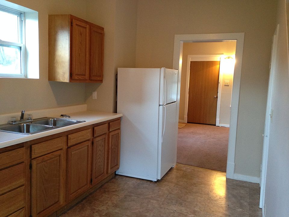 kitchen and living room