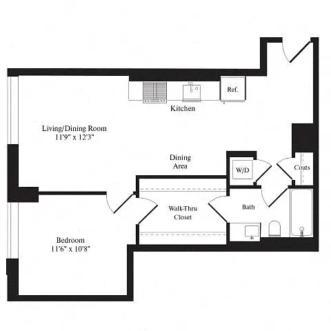Floor plan 1J