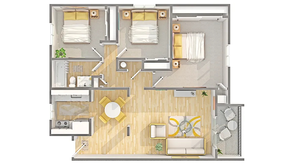 Floor plan C1