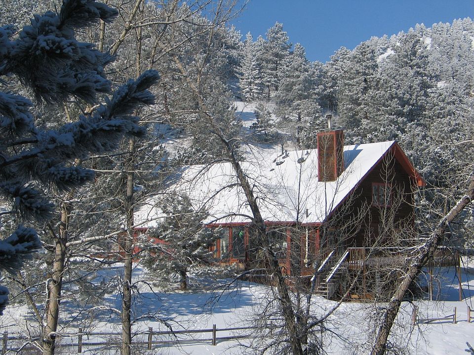From the driveway entrance