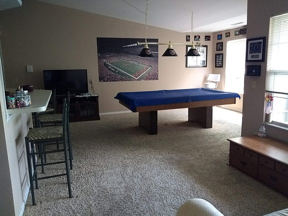 View of living room from bedroom