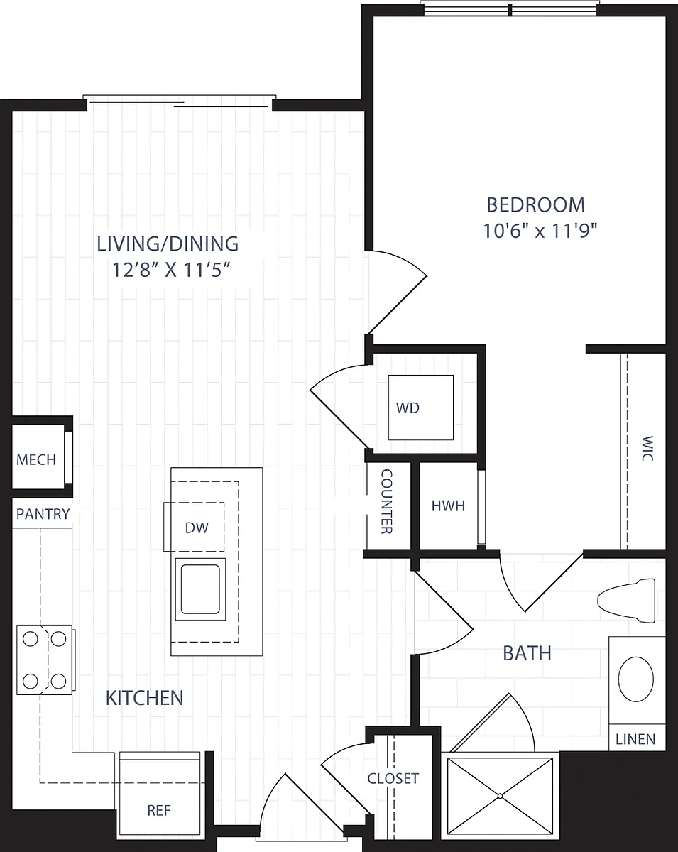 Floor plan A1B