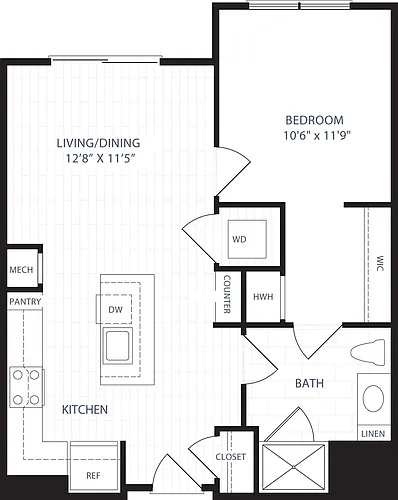 Floor plan A1B
