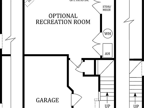Finished Lower Level Floor Plan