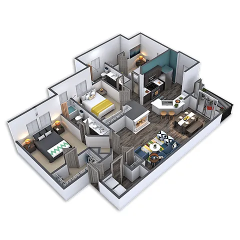 Floor plan C1