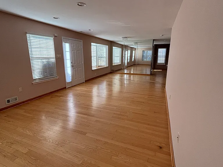 Living Room, Front Door, Dining Room Flow in