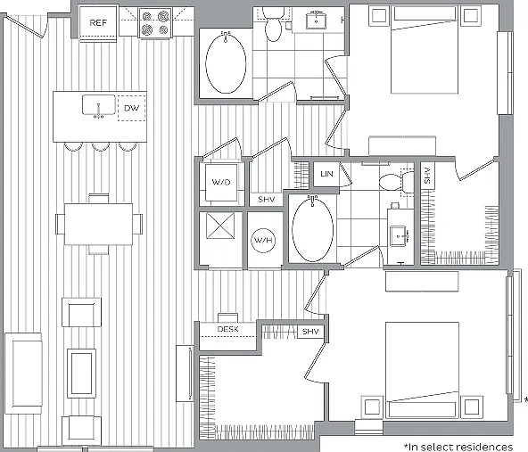 2 Bedroom / 2 Bath 2 Bedroom / 2 Bath