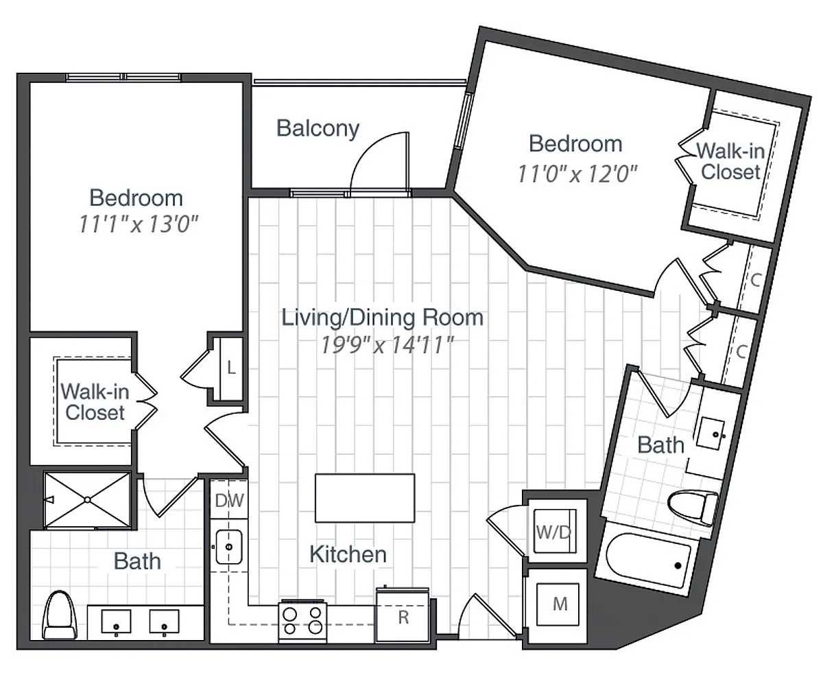 Floor plan B8-1080