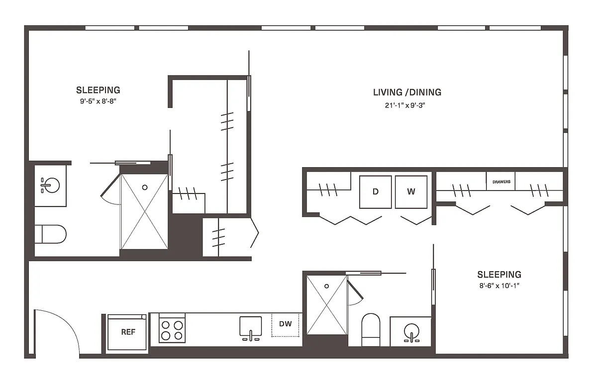 Floor plan L1A