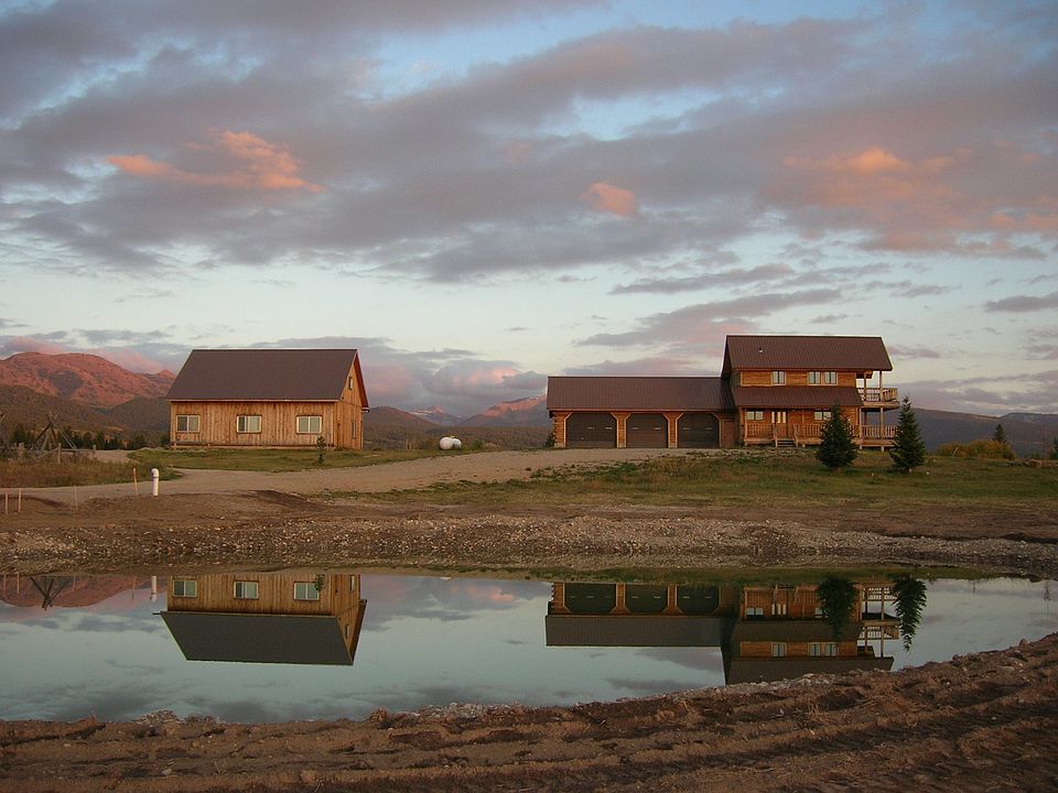 Shop and House during Pond Construction