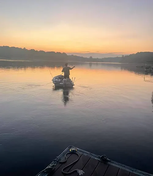 Enjoy fishing on Lake Windward.