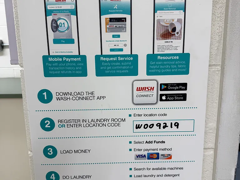 App for laundry.