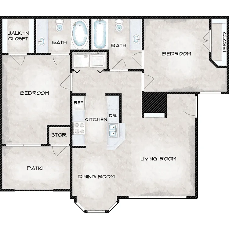 Floor plan B2