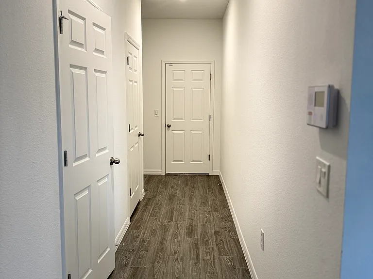 hallway to garage