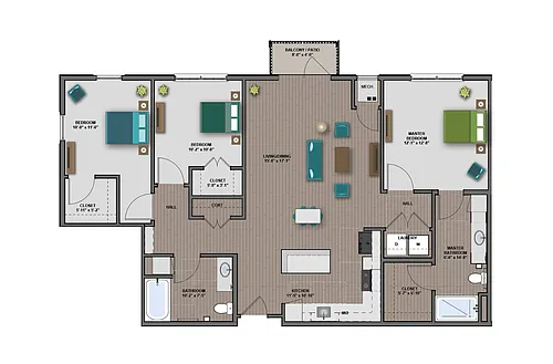 Floor plan Wright