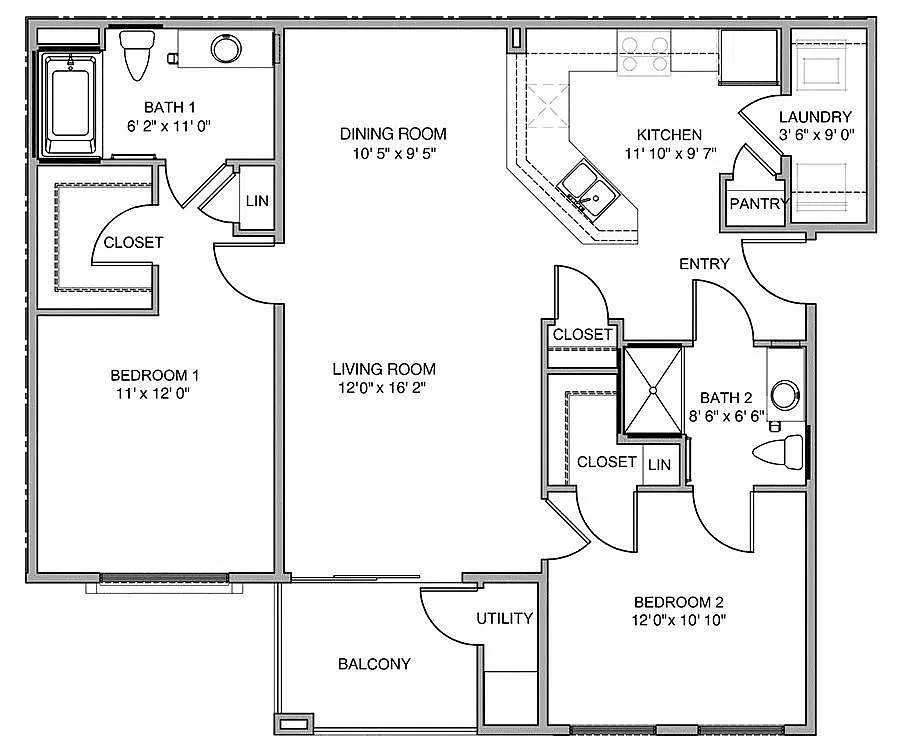 Floor plan B2