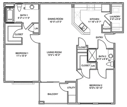 Floor plan B2