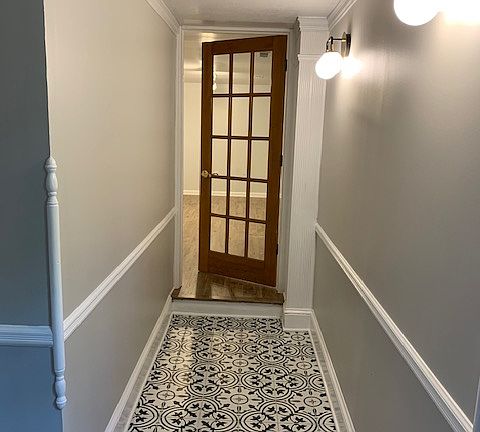 View from entryway into apartment