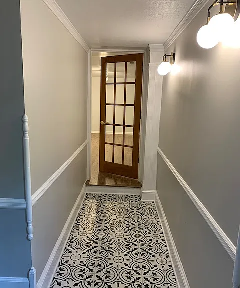 View from entryway into apartment