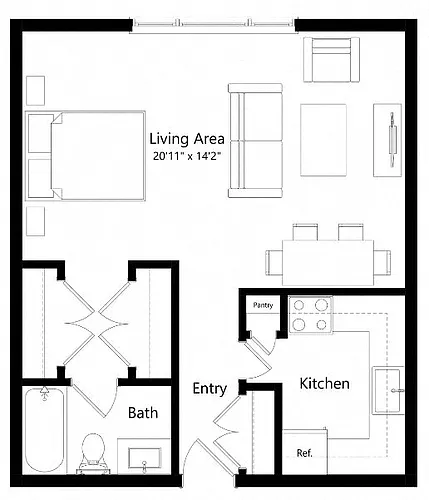 Floor plan S2-C