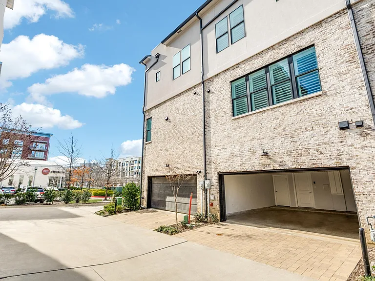 You can easily park 2 full-sized vehicles or SUV's in the garage. Also has storage closet.