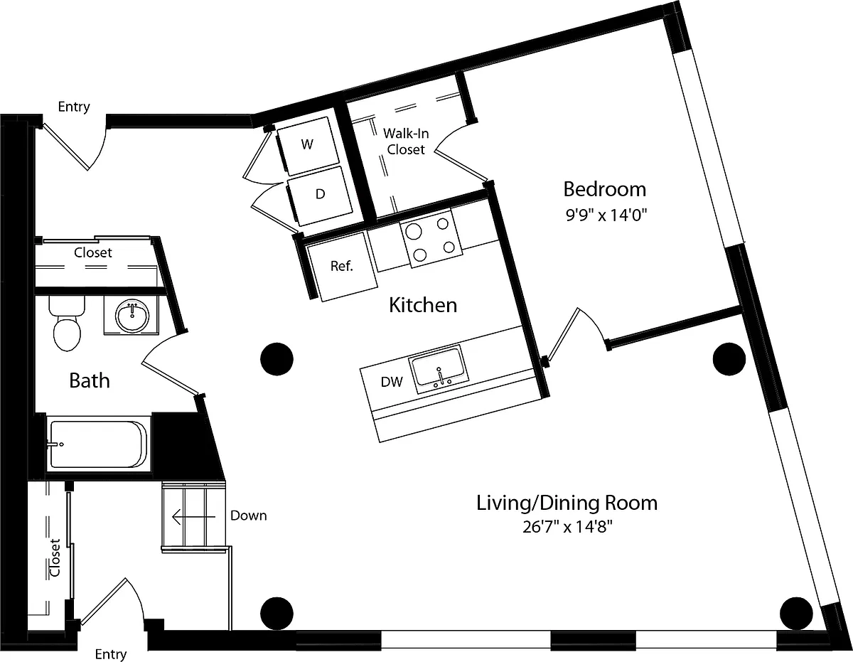 Floor plan RES1
