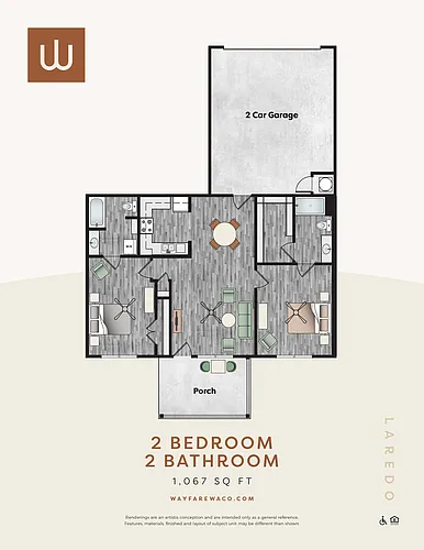 Floor plan Laredo (C2)