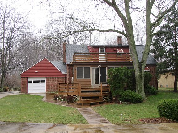 Back of house and decks