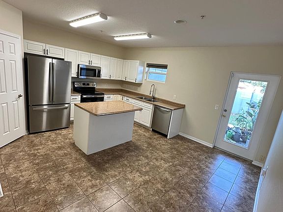 Large Kitchen with Island and Dining Area