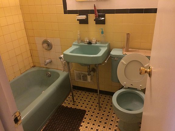 Bathroom shared with two male roommates