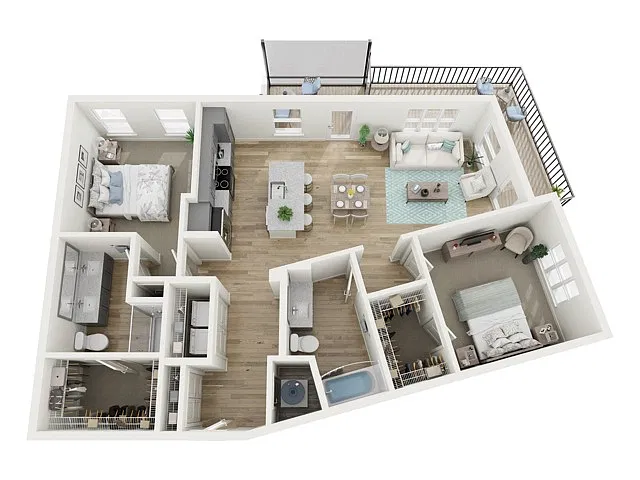 Floor plan B3