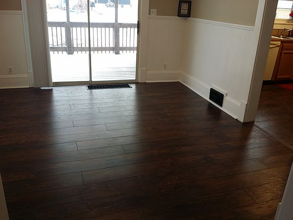 Wood Floor in Dining Room