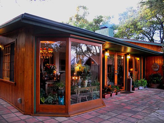 Front windows facing view