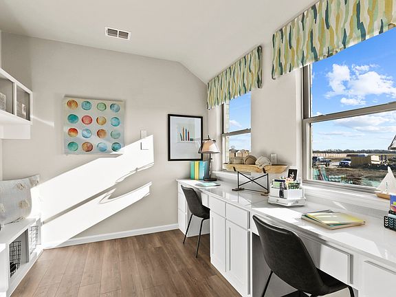 Home management center in the Heisman home plan by TX by Trophy Signature Homes - REPRESENTATIVE