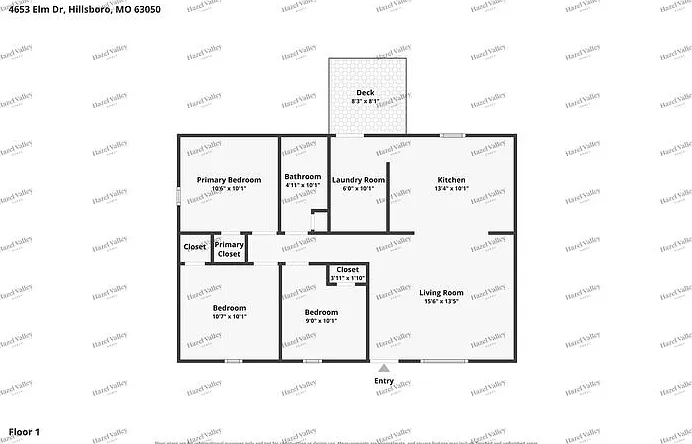 3 bed, 1.0 bath, 864 sqft, $1,395 — Photo 2